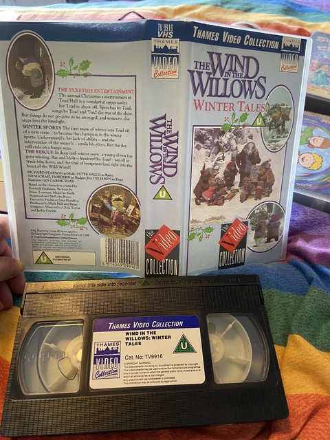 THE WIND IN the Willows VHS Tape Badger Mole Ratty Toad Winter Tales ...