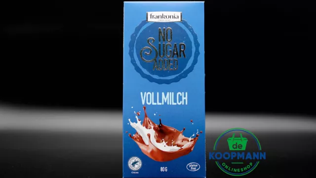 Frankonia Schokolade Vollmilch - ohne Zuckerzusatz Light Low Carb
