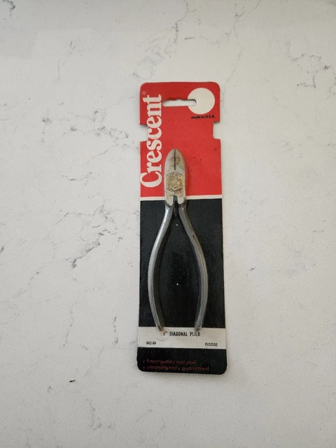 6" DIAGONAL CUTTING PLIERS, CRESCENT NOS made in USA