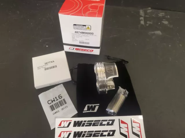 WISECO 4874M06800 FORGED PISTON ZX6R NINJA ZX6 ZX 6r 636cc
