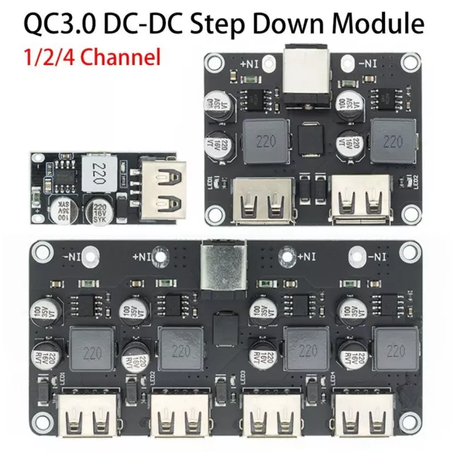 3V 5V 12V Fast Quick Charger QC3.0 QC2.0 DC-DC Buck Module Step Down Converter