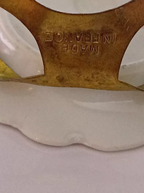 antique miniature judaica limoge porcelain plate 2