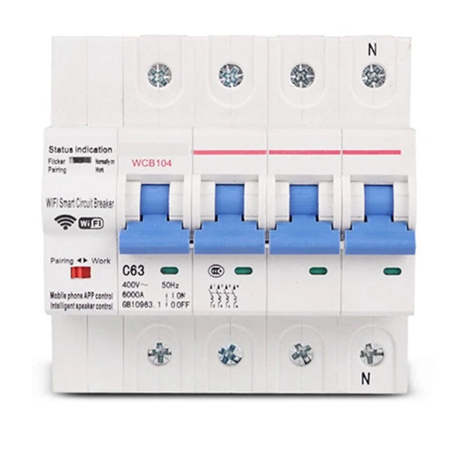 COMPTEUR WIFI DIN Rail AC 230V 63A surveillance intelligente de la