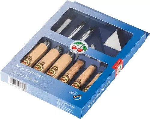 Kirschen two cherries Carving set 7 pcs. In a sales box  3427000