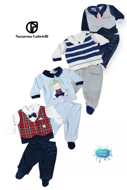 Ensemble Nouveau-Né Chenille Prima Nascita Layette 0/9 Mois Nazareno Gabrielli