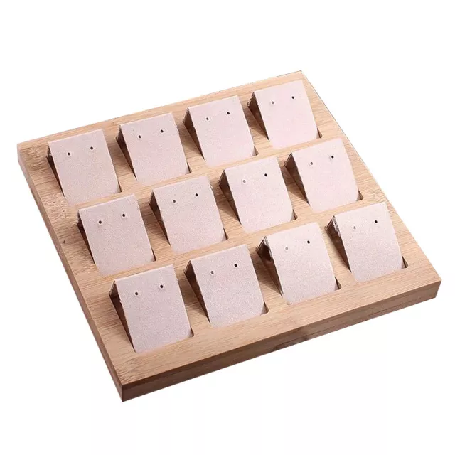 12Pcs Earring Card Holder with Tray for Earrings  Multi-Function Jewelry1314