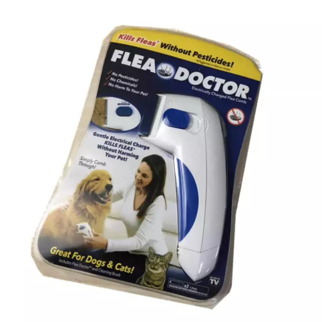 Pet Cat Dog Electric Terminator Brush anti Removal Kill Lice Cleaner Electric He