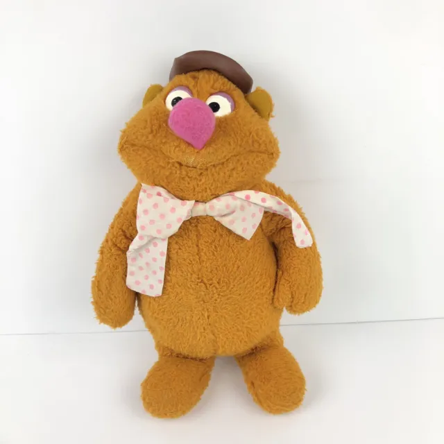 Vintage Fisher Price Fozzie Bear With Hat Jim Henson Muppet Plush Doll #851