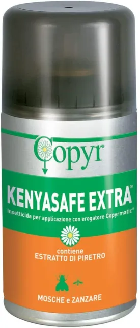 Copyr-Kenyasafe Extra-Insetticida Contre Insectes Mouches Et Zanzare- 250ml