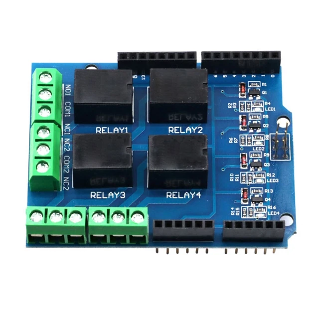 Modulo relè 5 V ad alta potenza 4 canali interfaccia standard facile installazione