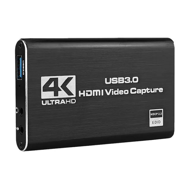 Video Capture Card 4K Screen Record USB3.0 1080P 60FPS Game Capture Device Y3G5