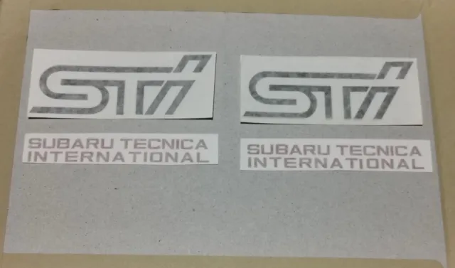 Fits: Subaru Impreza STi Fog Light Cover Sticker Decals GC8 WRX GF8 Grey Pink