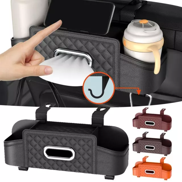 Car Seat Back Storage Box Hanging Bag Multifunctional Bo Storage x E6A2