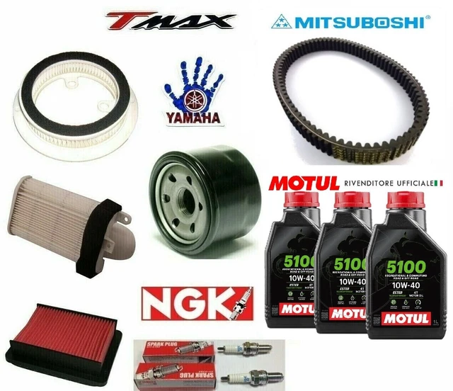 Kit Tagliando Yamaha T-Max 500 2008-2011 - Olio 5100 10w40, Filtri E Candele NGK - Foto 10