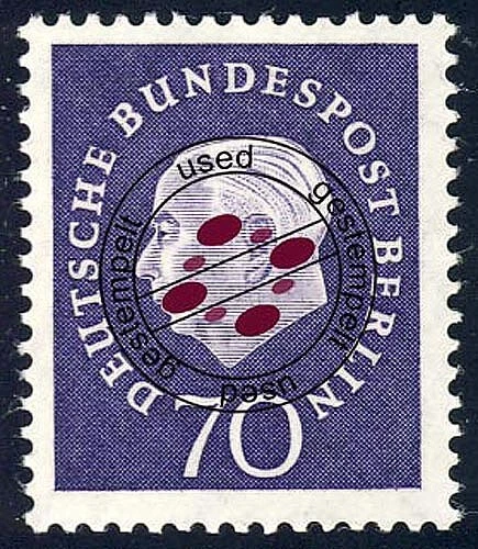 186 Theodor Heuss 70 Pf O