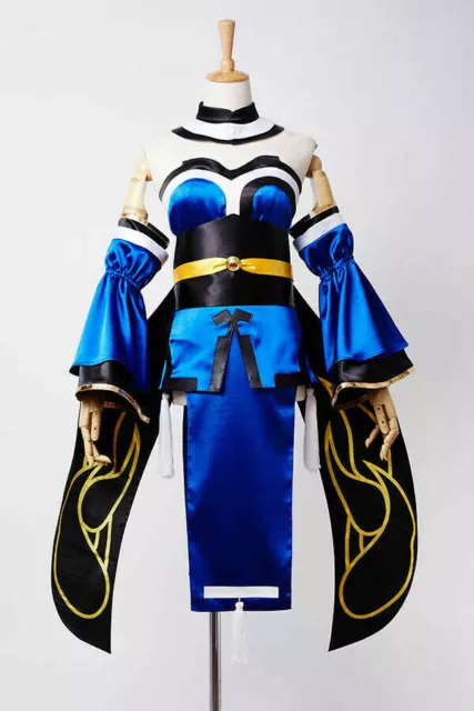 Fate/Extra CCC Caster Cosplay Tamamo no mae Costume Full Set UniformO