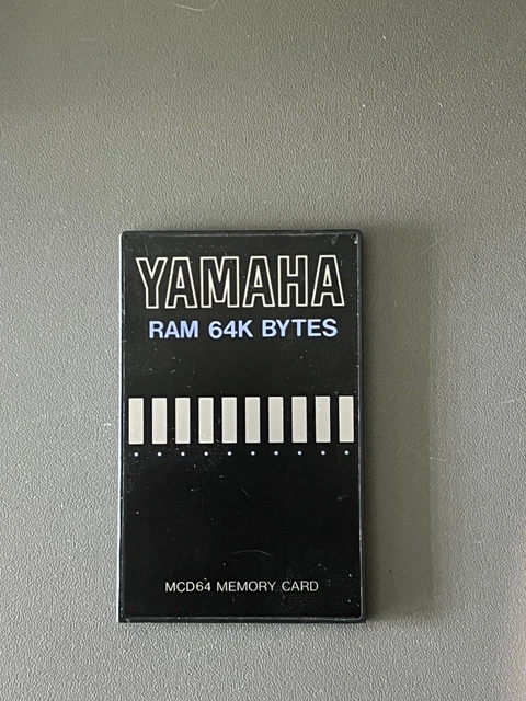 YAMAHA MCD64 RAM 64K Bytes Memory Card $49.99 - PicClick