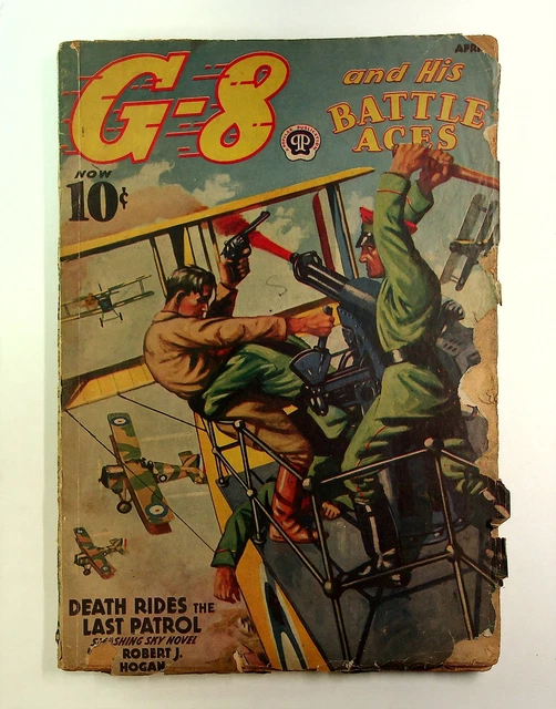 G-8 and His Battle Aces Pulp Apr 1939 Vol. 17 #3 FR/GD 1.5