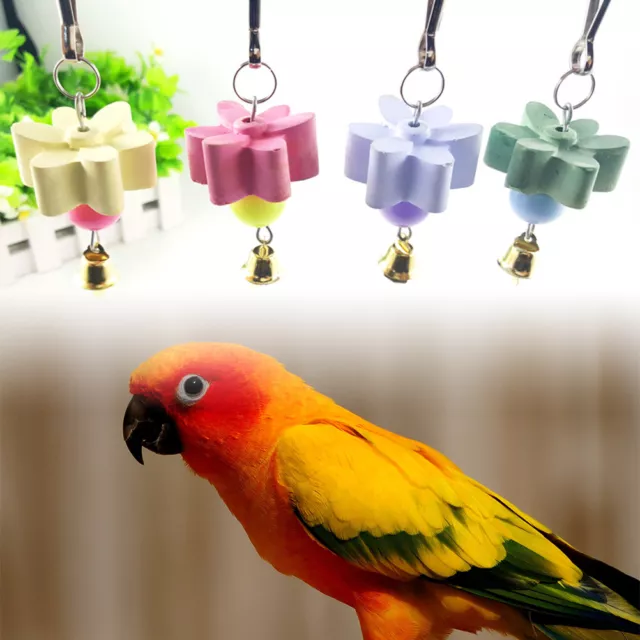 1X Parrot Mouth Grinding Stone Parakeet Cockatiel Budgie Bird molar Cage Toy *_*