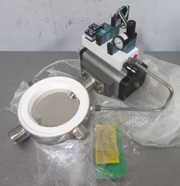 C176065 Posi-Flate 436 6" Inflatable Seated Butterfly Valve, Tork-Mate Actuator