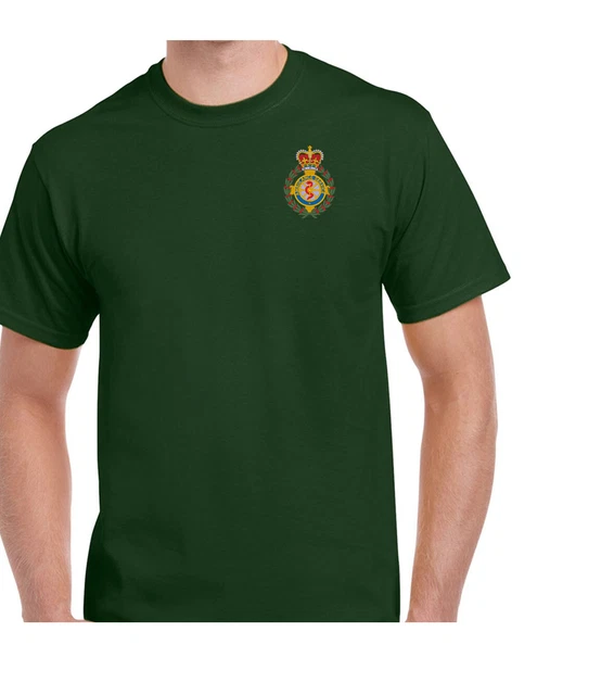 thumbnail interactive-video image 1 of Airborne Pegasus Parachute Regiment Embroidered Logo T-Shirt (Unisex, Crew Neck) 1 of 2
