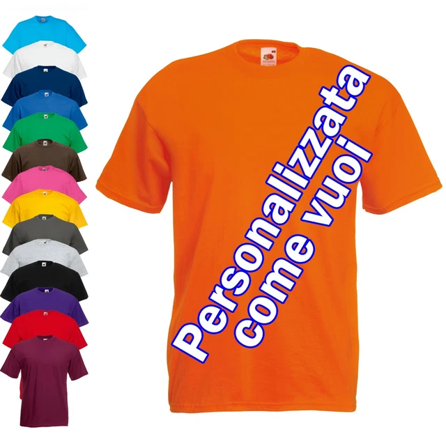 T-Shirt Maglietta da Personalizzare, personalizzata come vuoi. Stampa Resistente