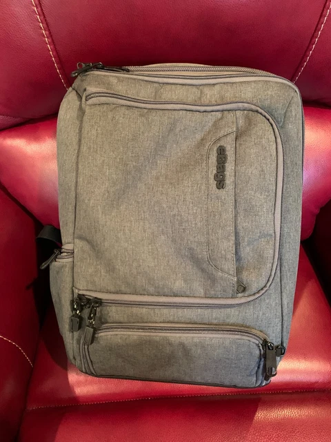 eBags Professional Slim Laptop Backpack Heathered Graphite gray carryon orga