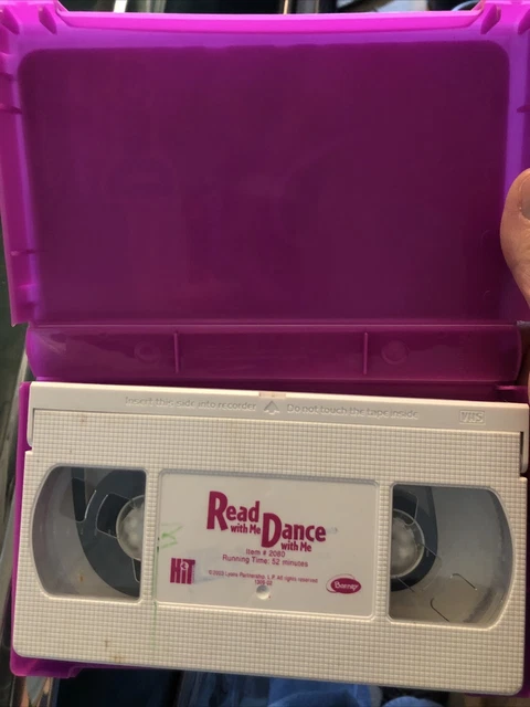 BARNEYS READ WITH me Dance with me (VHS, 2003) Includes Clam Shell Case