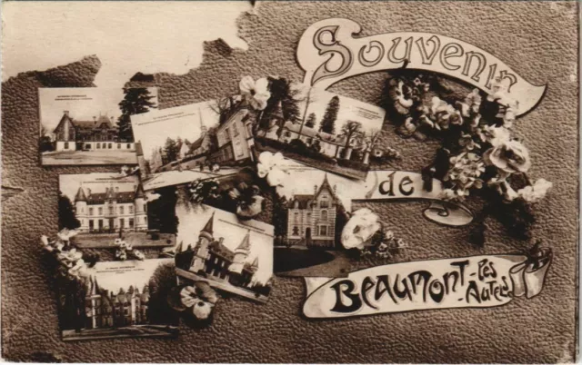 CPA Souvenir de Beaumont-les-Autels (33419)