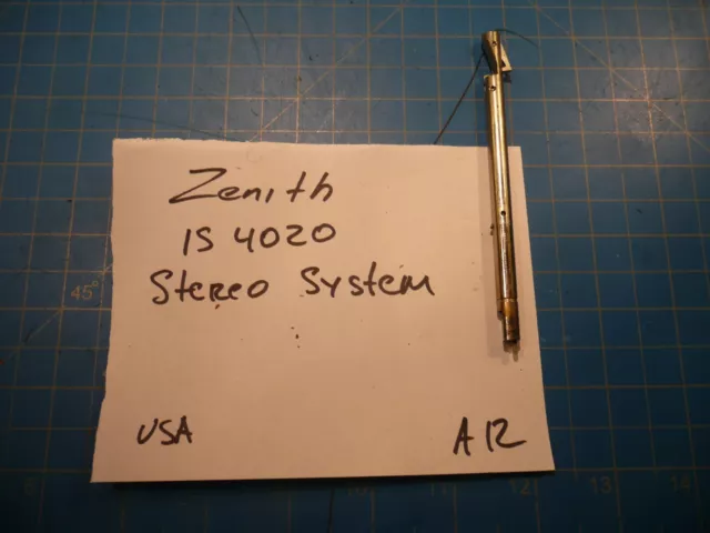 Zenith IS-4020 Stereo System Replacement Turntable Parts Toll Spindle