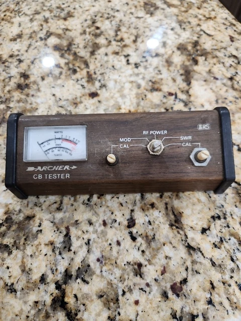 Test CB vintage Micronta 3 voies noir par radio cabane chat n