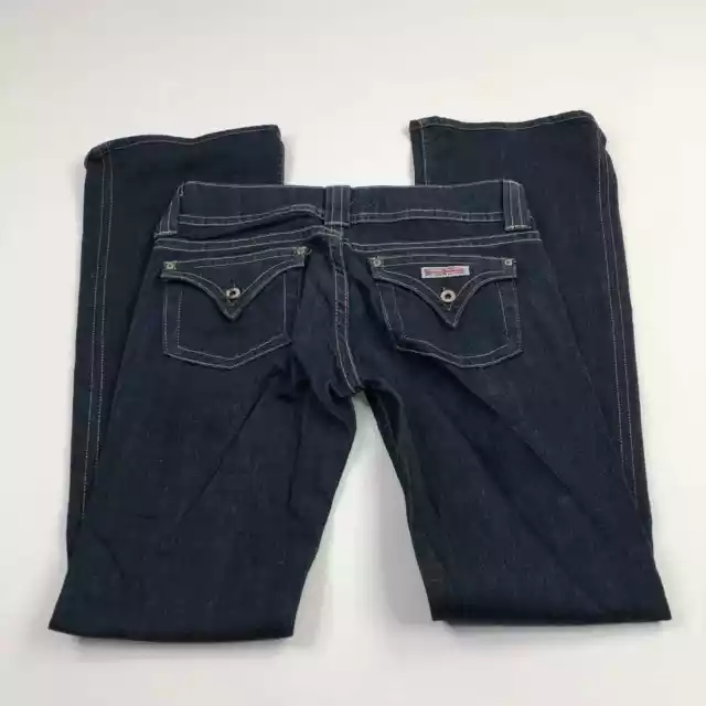 Hudson Signature Boot Cut 27 Tag (Actual 30W 32L) Stretch Denim Jeans EUC