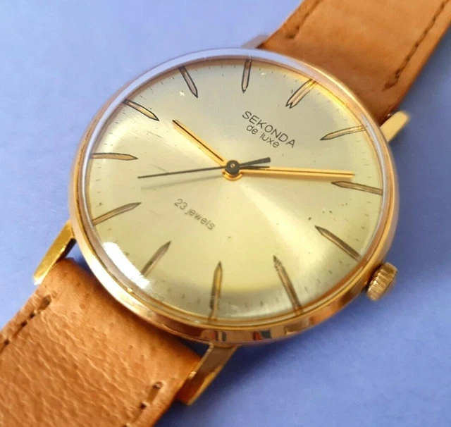 MONTRE HOMME VINTAGE SEKONDA de Luxe Classy d Union Sovi tique