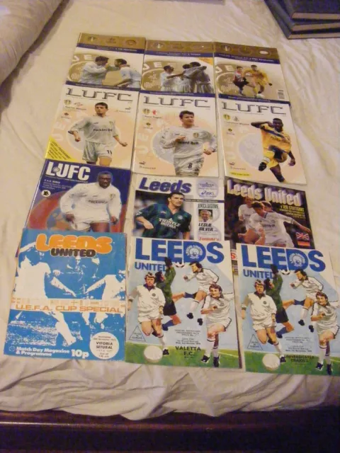 13 x Leeds United UEFA Cup Champions League