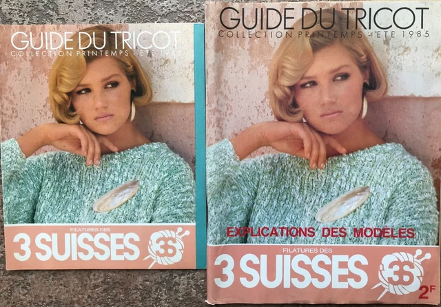 Catalogue De Laine 3 Suisses Vintage Avec Livret Explicatif Tricot Main - Occasion En Très Bon état