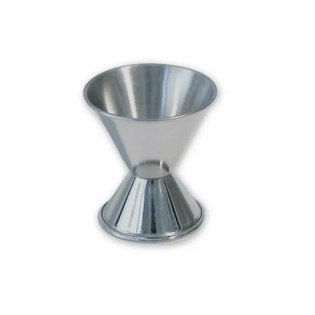 DOUBLE JIGGER 15/30 Maker Mixer Nip Measure Martini Cocktail Shot Spirit Pourer