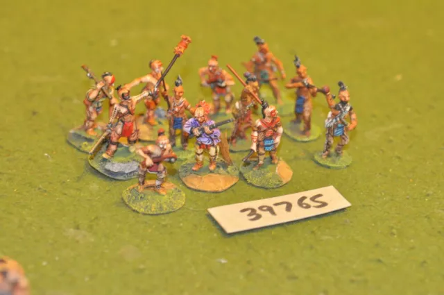 25mm 7YW / indian - warriors N. america 12 figures - inf (39765)