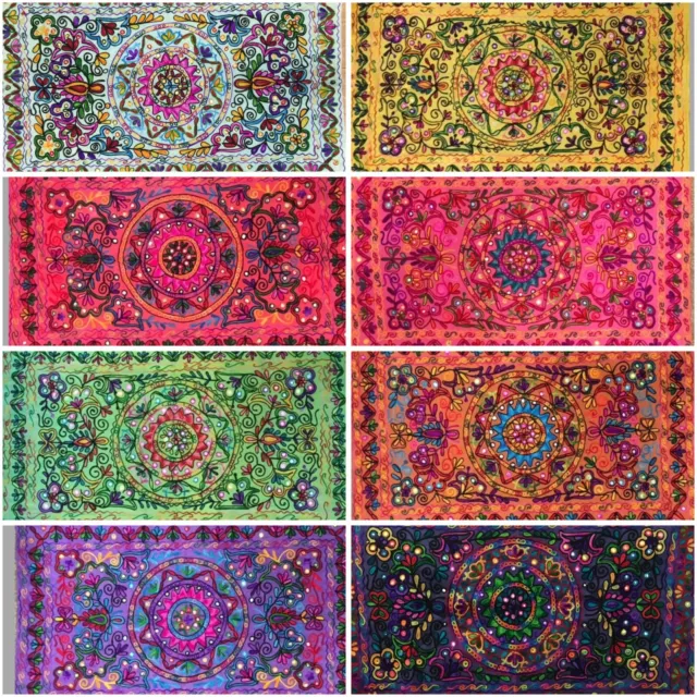 Indian Tapestry Suzani Wall Hanging Cover Mandala Hippie Gypsy Throw Bohemian UK