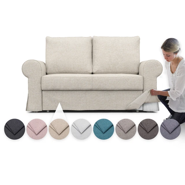 Housse Sur Mesure Pour Fauteuil IKEA Ektorp - Tissu Mélangé Cachemire, Résistante à L'eau, Neuve
