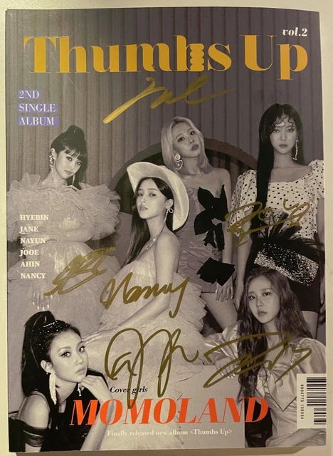 RARE MOMOLAND SIGNED CD Thumbs Up Photobook & Postcards GREAT