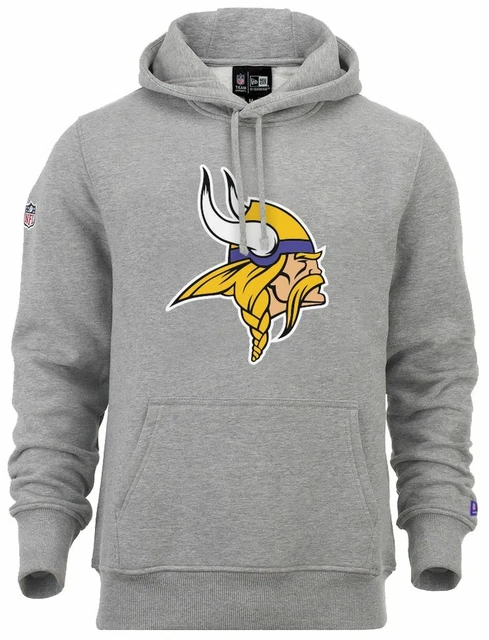 New Era - NFL Minnesota Vikings Logo Squadra Felpa con Cappuccio