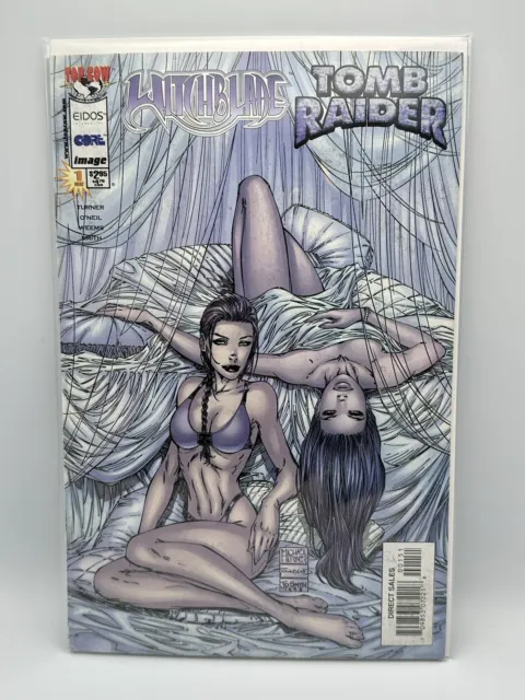 Top Cow Comics - Witchblade Tomb Raider #1 Bikini Bedroom/Turner Variant (2003)