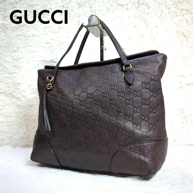 Gucci tote bag ssima charm No.1360