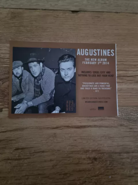 Tnewm39 Advert 5X8 Augustines: The New Album