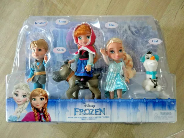 Disney Frozen Deluxe Petite Doll Gift Set Anna, Elsa, Kristoff, Sven et Olaf