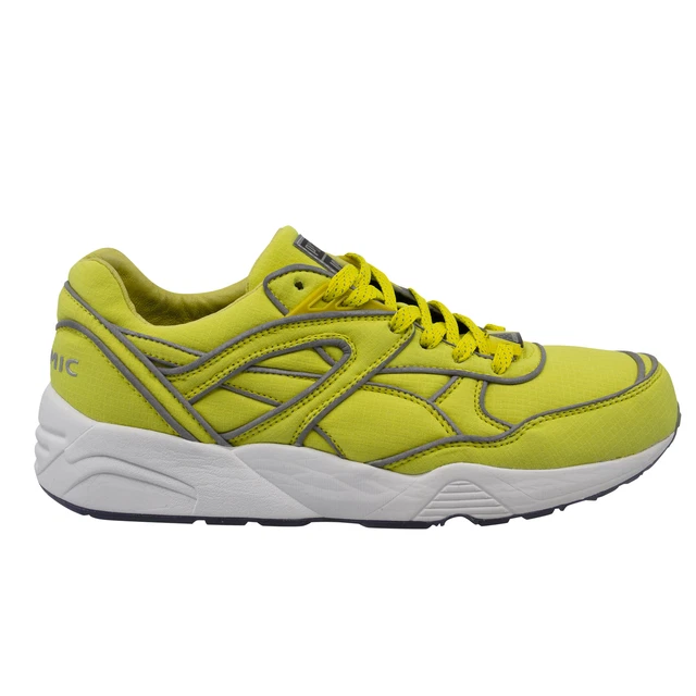 PUMA TRINOMIC R698 ICNY scarpe da ginnastica uomo nero giallo