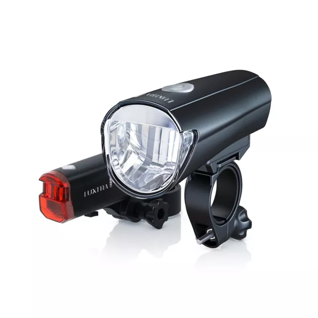 Fahrradlicht-Set extra helle LED StVZO kompatibel Lampe Scheinwerfer Rücklicht