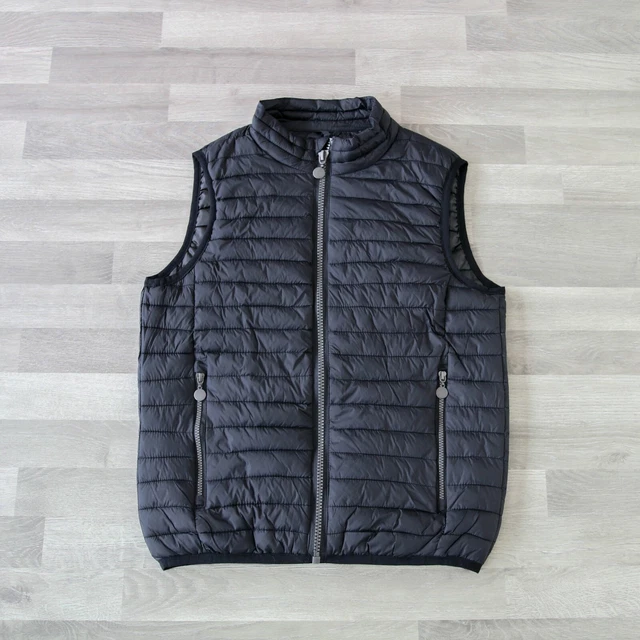 SMANICATO UOMO leggero gilet piumino 100 grammi giubbotto giacca giubbino slim