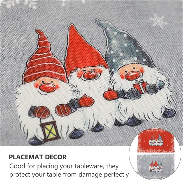 christmas silverware holder Weihnachten Urlaub Tischsets Frohe Weihnachten Tisch 7
