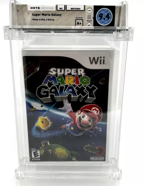 New Super Mario Bros. Wii (Wii) [Wata Graded, 9.4 A++ Seal w/ Deep Bad –  Retro Raven Games